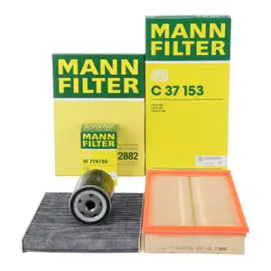MANN Filterset 3-tlg f&uuml;r AUDI A3 8L1 TT 8N SEAT Leon Toledo 1M SKODA Octavia 1 1.6 1.8 / T