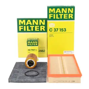 MANN Filterset 3-tlg f&uuml;r SEAT Leon 1M 2.8 Cupra 4 204 PS Toledo 2 2.3 V5 / 20V 150/170 PS