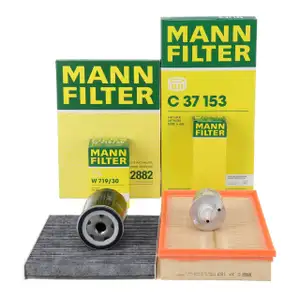 MANN Filterset Filterpaket 4-tlg f&uuml;r SEAT Leon 1M 1.6 102 PS 10.2005-06.2006
