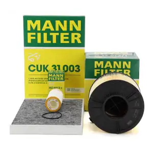 MANN Filterset Filterpaket f&uuml;r AUDI A4 B9 A5 F5 2.0/35/40 TFSI 150-265 PS