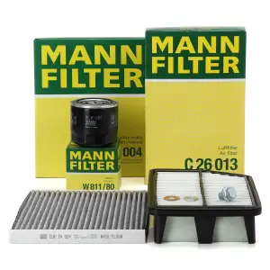 MANN Filterset Filterpaket f&uuml;r HYUNDAI ix35 2.0/GDi KIA Sportage 3 SL 2.0 CVVT 163/166 PS
