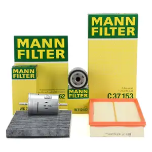 MANN Filter-Set 4-tlg für VW Golf 4 Bora 1.6 FSI 110 PS