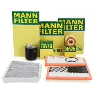 MANN Filter-Set 4-tlg f&uuml;r MERCEDES C-Klasse W203 S203 CLK C209 A209 320CDI OM642.910 224