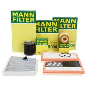 MANN Filter-Set 4-tlg f&uuml;r MERCEDES C-Klasse W203 S203 CLK C209 A209 320CDI OM642.910 224