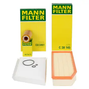 MANN Filter-Set 3-tlg f&uuml;r MERCEDES W203 S203 CL203 C200-270CDI 270CDI OM611 OM612 OM646