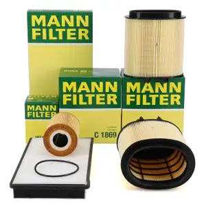 MANN Filterset Filterpaket f&uuml;r PORSCHE 997 3.6/3.8 Carrera / S / GTS 345/385/408 PS