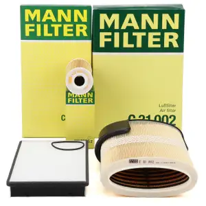 MANN Filterset Filterpaket f&uuml;r PORSCHE Boxster Cayman (987) 2.9 S / R 3.4 211-330 PS