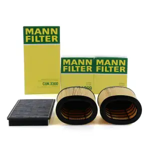 MANN Filter-Set f&uuml;r PORSCHE 997 3.6/3.8 Carrera S/GTS 345/385/408 PS