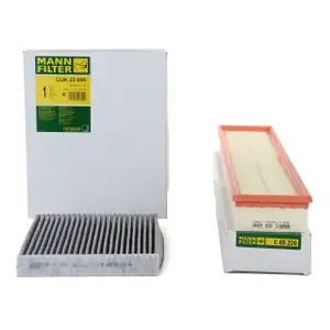 MANN Filter-Set für PORSCHE Panamera (970) 3.0 S / D 3.6 4.8 S / Turbo