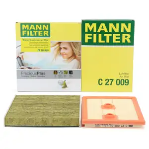 MANN FreciousPlus Innenraumfilter + Luftfilter für VW Golf 7 8 Passat B8 Tiguan Touran A3