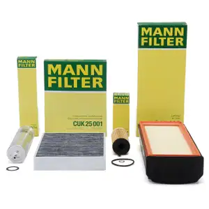 MANN Filter-Set 4-tlg für BMW 3er F30 F31 F34 330d 335d 4er F32 F33 F36 430d 435d N57