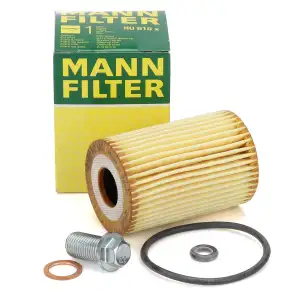 MANN HU610x &Ouml;lfilter + Schraube f&uuml;r MERCEDES A-Klasse W168 A140-210 Vaneo 414 1.6 1.9 M166