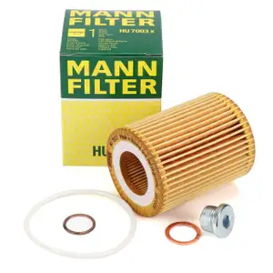 MANN HU7003x &Ouml;lfilter + Schraube f&uuml;r BMW 1er F20 F21 114-120i 3er F30 F31 316i 320i N13