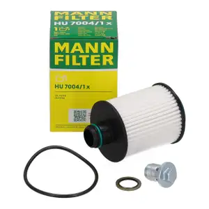 MANN HU7004/1x &Ouml;lfilter + Schraube f&uuml;r OPEL Astra J Combo Insignia A Zafira C 2.0 CDTI