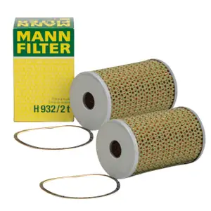 2x MANN H932/2t Ölfilter für Fendt Farmer 2 3 4 / Favorit 3 4 / H932/2t EICHER
