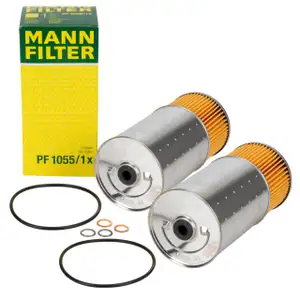 2x MANN PF10551x &Ouml;lfilter f&uuml;r MERCEDES W123 W460 T1 B601 OM615 OM616 OM617 0001802509
