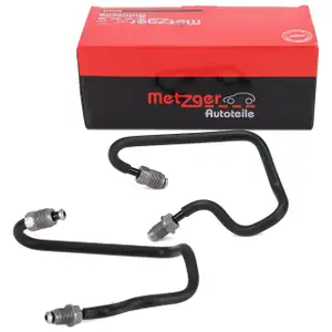 2x METZGER Bremsleitung Bremsschlauch f&uuml;r VW Caddy 3 hinten links + rechts