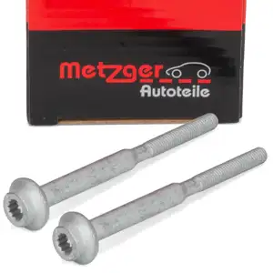 2x METZGER Dehnschraube Einspritzdüse VW Golf 6 Passat B6 B7 A3 A4 B8 2.0 TDI WHT004739