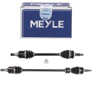 2x MEYLE Antriebswelle f&uuml;r OPEL Agila B SUZUKI Splash EX 1.0 1.2 mit Schaltgetriebe vorne