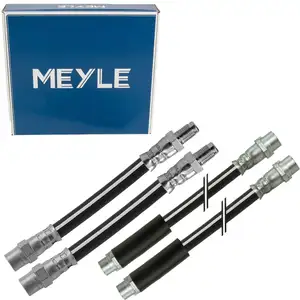 4x MEYLE Bremsschlauch Bremsleitung f&uuml;r AUDI 80 90 Cabrio Coupe B3 B4 Fgst vorne + hinten