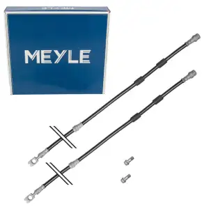 2x MEYLE 1005250082 Bremsschlauch für VW Golf 7 8 Passat B8 Tiguan Touran A3 8V 8Y vorne