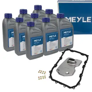 MEYLE Getriebefilter Satz + 9L Getriebe&ouml;l f&uuml;r AUDI Q7 PORSCHE Cayenne VW Touareg 6-Gang