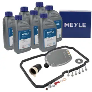 MEYLE Getriebefilter Satz + 7L Getriebe&ouml;l f&uuml;r MERCEDES W202 W203 W204 W210 W211 W212 722.6