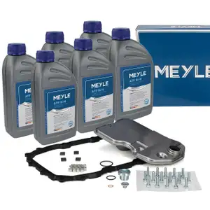 MEYLE Getriebefilter Satz 6-Gang + 6L Getriebe&ouml;l f&uuml;r AUDI Q7 PORSCHE Cayenne VW Touareg