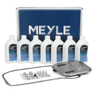 MEYLE 1001350013/SK Getriebefilter Satz + 7L ZF Getriebe&ouml;l f&uuml;r AUDI A4 B8 A6 C7 Q5 8HP55