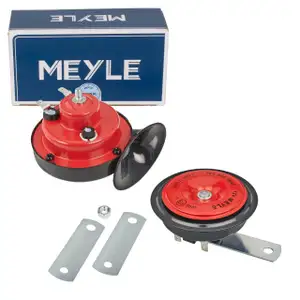 2x MEYLE HOCH+TIEFTON Fanfare Hupe Signalhorn VW Golf 1 2 3 Passat B1 B2 B3/B4 T4