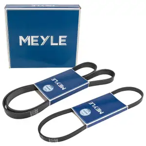 2x MEYLE Keilrippenriemen LIMA+KLIMA f&uuml;r BMW 3er E46 316i 318i M43 105/118 mit Schaltung