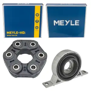 MEYLE HD VERST&Auml;RKT Gelenkscheibe + Mittellager f&uuml;r BMW 5er E60 E61 520i N43 520d M47 N47