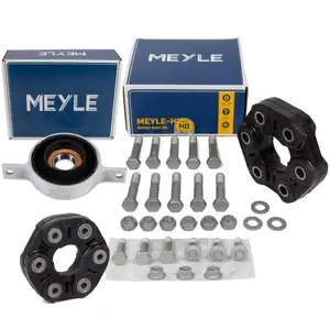 2x MEYLE HD Gelenkscheibe Rep.-Satz + Mittellager f&uuml;r BMW 1er E81-88 3er E90-93 X1 E84