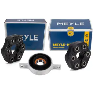 2x MEYLE HD Gelenkscheibe + Mittellager f&uuml;r BMW F20 118i F32 420i mit Schaltgetriebe