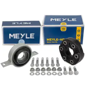MEYLE HD Gelenkscheibe Rep.-Satz + Mittellager f&uuml;r BMW E81-88 135i 123d E90-93 35i 325-35d
