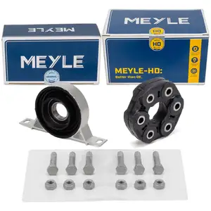 MEYLE HD Gelenkscheibe Rep.-Satz + Mittellager f&uuml;r BMW 3er E46 316i 318i mit Schaltung