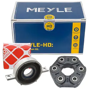 MEYLE HD Gelenkscheibe + febi Mittellager f&uuml;r BMW 5er G30 520d mit DSC 6er G32 630i