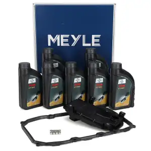 MEYLE 1001370010 Ölwechsel Satz 8-Gang Automatik + 7L FUCHS Getriebeöl für AUDI Q7 Touareg