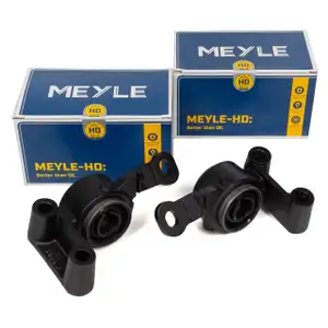 2x MEYLE HD REINFORCED Control Arm Bushings for MINI R50, R53, R52, One, and Cooper (Front and Rear Axles)