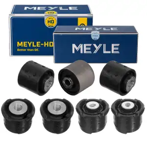 7x MEYLE / HD Achsk&ouml;rperlager f&uuml;r BMW 3er E46 X3 E83 Z4 E85 Hinterachse