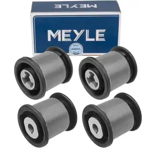 4x MEYLE Querlenkerlager f&uuml;r VW Transporter Multivan T5 T6 hinten innen + au&szlig;en