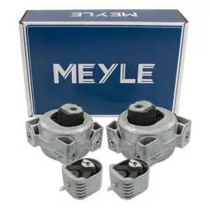 2 MEYLE engine mounts for Mercedes W169 W245 150-200 M266 with manual transmission (front + rear)