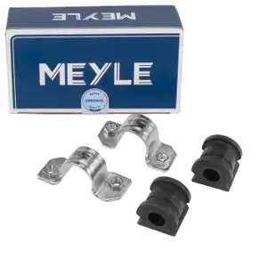 2x MEYLE Stabilisatorlager 17mm + Halter VW Polo 4 5 A1 8X Ibiza 3 4 Fabia 1 2 Rapid vorne