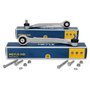 2x MEYLE HD Reinforced Control Arms for AUDI A6 C6 A8 4E and VW Phaeton (Front Upper Control Arms)