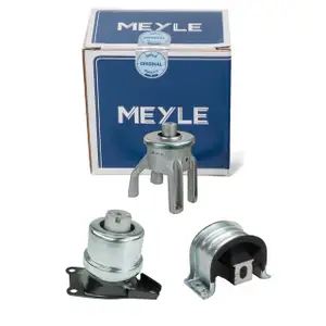 3x MEYLE Motorlager f&uuml;r VW California Multivan Transporter T5 T6 2.0 TDI vorne + hinten