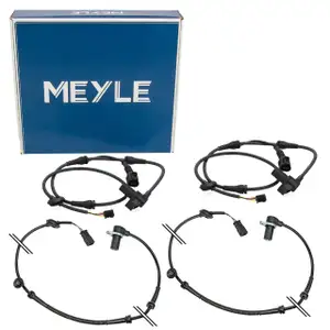 4x MEYLE ABS Sensor Raddrehzahl f&uuml;r AUDI A4 8E B6 B7 ab Fgst. vorne + hinten