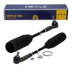 2x MEYLE HD VERST&Auml;RKT Spurstange + Kopf + Manschette f&uuml;r VW Golf 5 6 7 Passat B6 B7 vorne