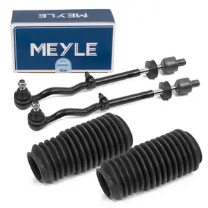 2x MEYLE Spurstange + Kopf + Manschette f&uuml;r BMW 3er E30 ohne Lenkungsd&auml;mpfer vorne