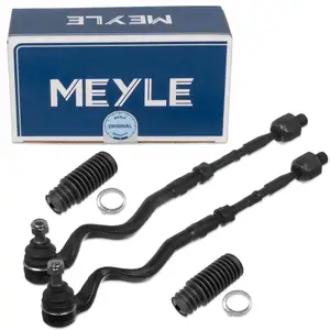 2x MEYLE Spurstange + Spurstangenkopf + Manschette f&uuml;r BMW 3er E46 Z4 E85 E86 vorne