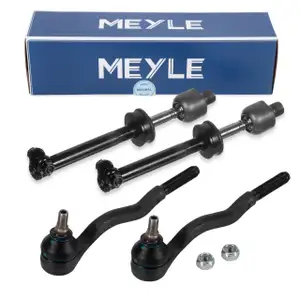2x MEYLE Spurstange Axialgelenk + Spurstangenkopf f&uuml;r BMW 3er ohne Lenkungsd&auml;mpfer vorne